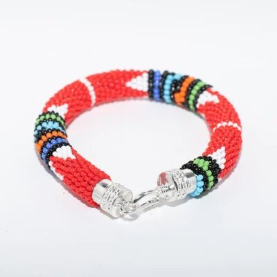 Red Maasai bracelet