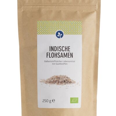 Indische Flohsamen, bio 250g | VEGAN | ballaststoffreich | 99% Reinheit