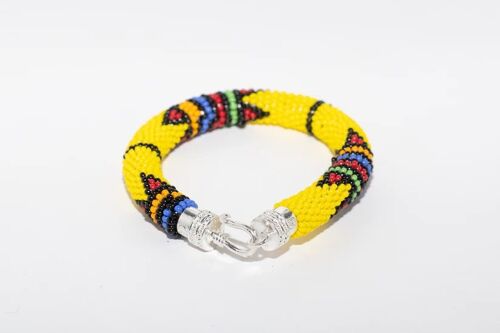 Pulsera Masai amarilla