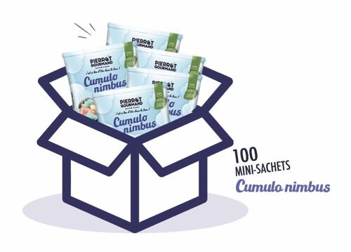 Bonbons - Carton de 100 mini sachets Cumulonimbus