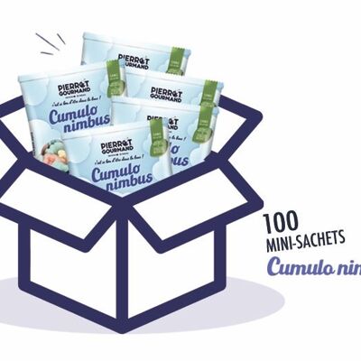 Caramelos - Caja de 100 mini bolsas Cumulonimbus