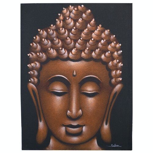 BAP-04 - Buddha Painting - Copper Sand Finish - Sold in 1x unit/s per outer