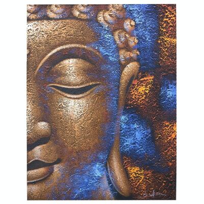 BAP-10 - Pittura di Buddha - Faccia di rame - Venduto in 1x unità/i per esterno
