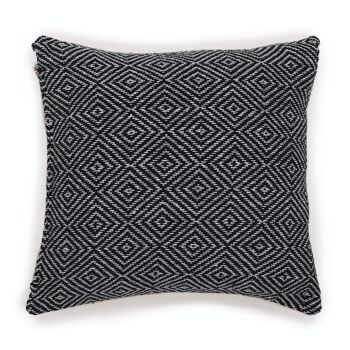 CICC-05 - Housse de Coussin Classique - Labyrinthe Noir - 40x40cm - Vendu en 2x unité/s par extérieur 1