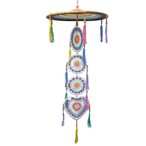 DRDC-01 - Extra Large Drama Dreamcatcher - Pastel Rainbow - Sold in 1x unit/s per outer