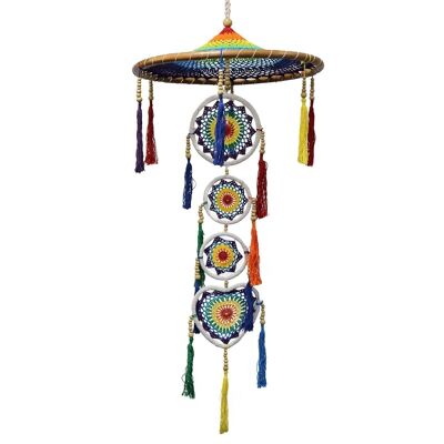 DRDC-06 - Large Drama Dreamcatcher - Vivid Rainbow - Sold in 1x unit/s per outer