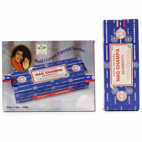 EID-51 - Satya Nagchampa Incense 250 Gms - Sold in 4x unit/s per outer