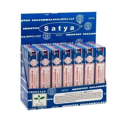EID-52 - Satya Nagchampa Incense 15 Gms in Display Box - Venduto in 42x unità/i per esterno