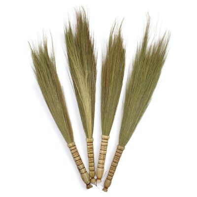 NPB-03 - Set 4 - Pampas Broom - Natural - Sold in 1x unit/s per outer