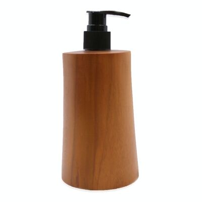 NSD-04 - Distributeurs de savon en bois de teck - Cône - - 200 ml - Vendu en 6x unité/s par extérieur