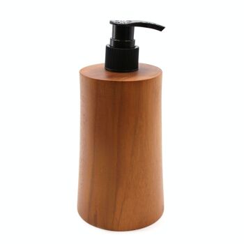 NSD-04 - Distributeurs de savon en bois de teck - Cône - - 200 ml - Vendu en 6x unité/s par extérieur 2
