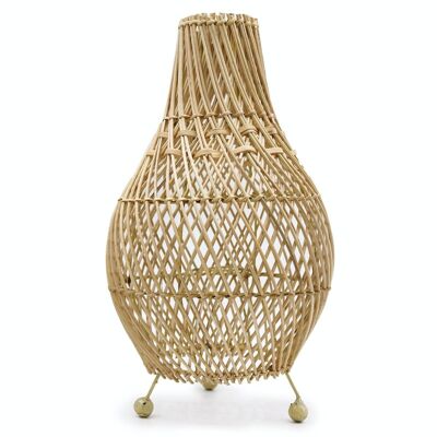 RTL-01 - Rattan Table Lamps - Natural - Sold in 1x unit/s per outer