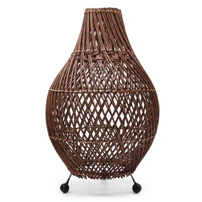 RTL-02 - Lamparas de Mesa en Rattan - Marron Oscuro - Vendido a 1x unidad/es por exterior