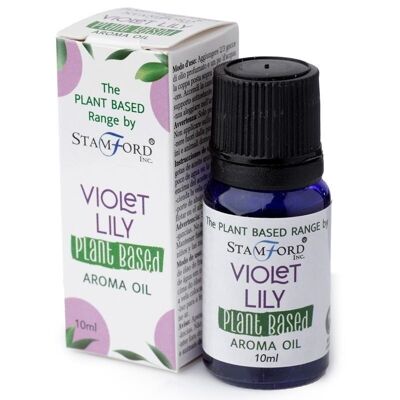 SPBAO-12 - Olio aromatico a base vegetale - Violet Lilly - Venduto in 6x unità/s per esterno