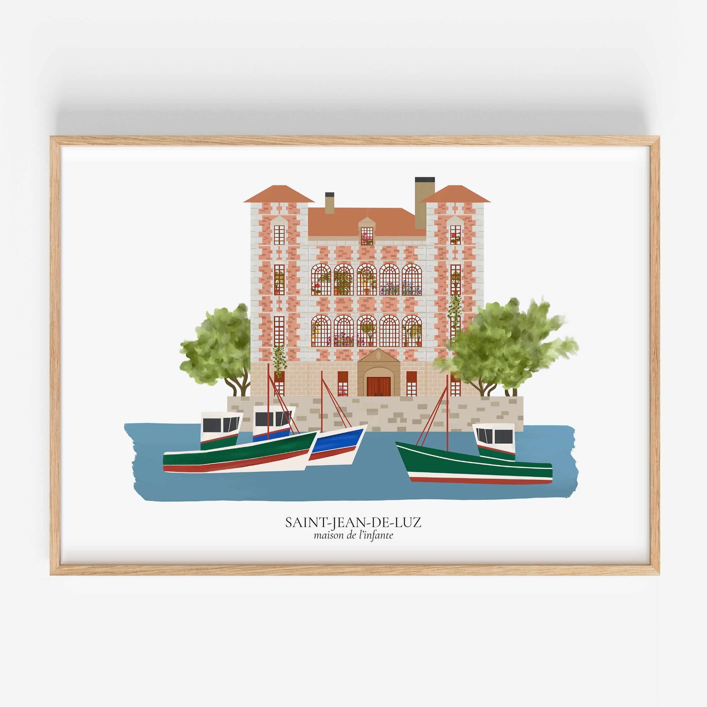 Plakat von Saint-Jean-de-Luz