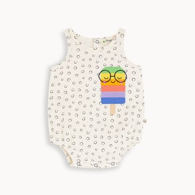 Ferris - Lolly Applique Sleeveless Romper