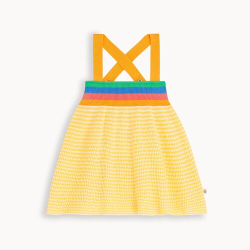 Poole - Yellow Knitted Sun Dress