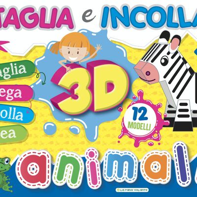 TAGLIA E INCOLLA 3D - ANIMALI