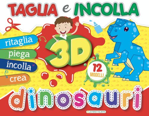 TAGLIA E INCOLLA 3D - DINOSAURI