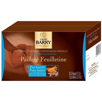 CACAO BARRY - PURE BUTTER FEUILLETINE PAILLETE - BREASTED CREPES LACE 2.5kg