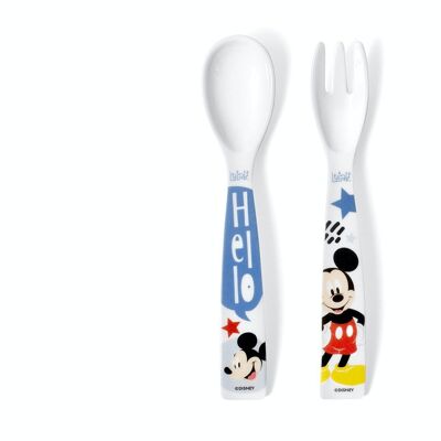 Ensemble cuillère et fourchette Mickey Icon Disney