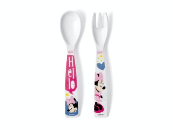 Ensemble cuillère et fourchette Minnie Icon Disney 1