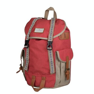 Woodland Small bo-he Special - vintage-style PC backpack 15 inches