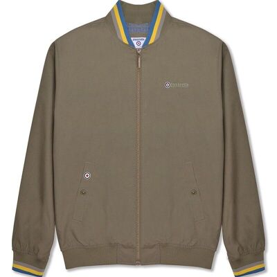 Affenjacke mit drei Spitzen Khaki/Dunkelblau/Maracuja SS23