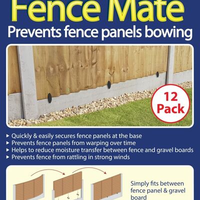 Fence Mate - Supports de clôture 12pk