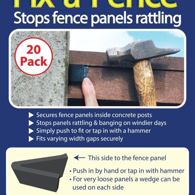 Fix-a-Fence - Zeppe per recinzione 20pz