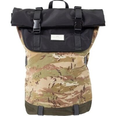 Christopher Nylon Tarzan Series - large 15" laptop messenger style backpack made from ocean waste recycled materials