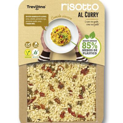 Risotto with TREVIJANO curry - 280g tray - 3 servings