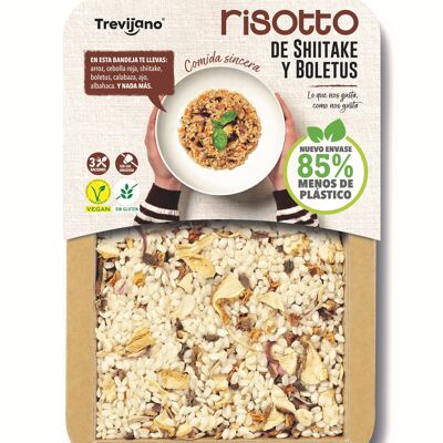 Shiitake and Boletus TREVIJANO Risotto - 280g tray - 3 servings