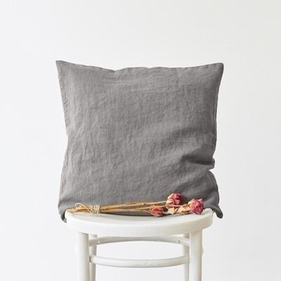 Ash Linen Cushion Cover