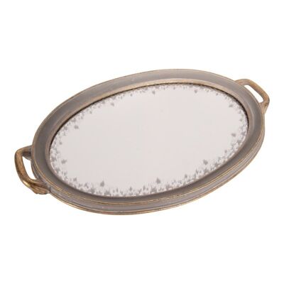 Mirror tray with handle