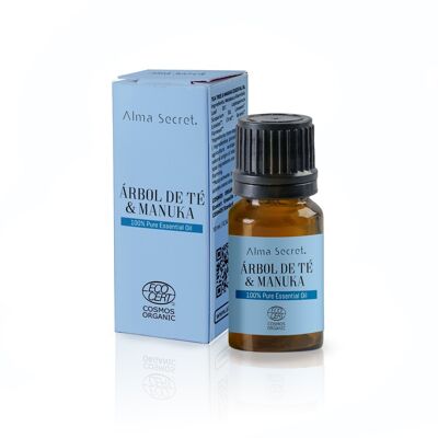 ORGANIC TEA TREE & MANUKA ESSENTIAL OIL