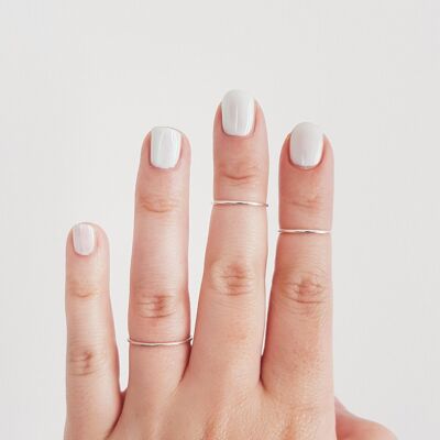 Sterling Silver Stacking Rings