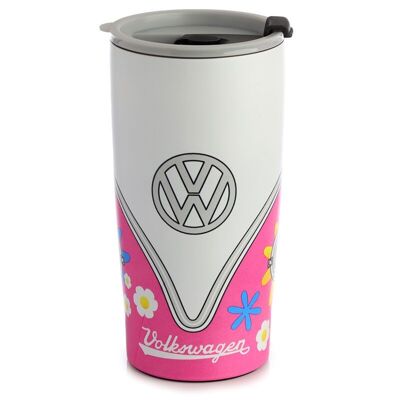 Volkswagen VW T1 Camper Bus Summer Hot & Cold Insulated Cup 500ml