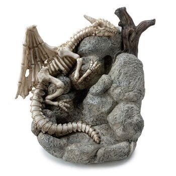 Ombres des ténèbres Sleeping Bones Dragon Skull Backflow Brûleur d'encens
