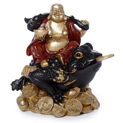 Bouddha sur le crapaud de la richesse