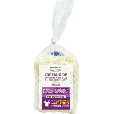 Marseille soap shavings with bicarbonate (natural Lavandin) - 1 Kg