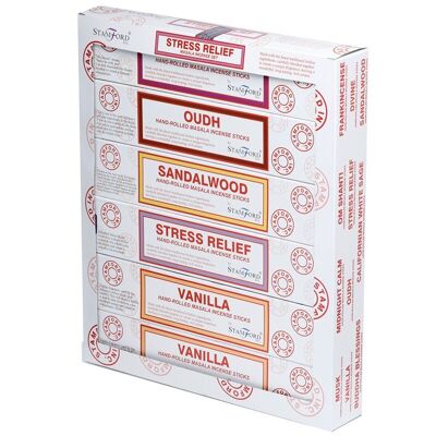 37365 Stamford Masala Incense Sticks 12 Pack Set Antistress