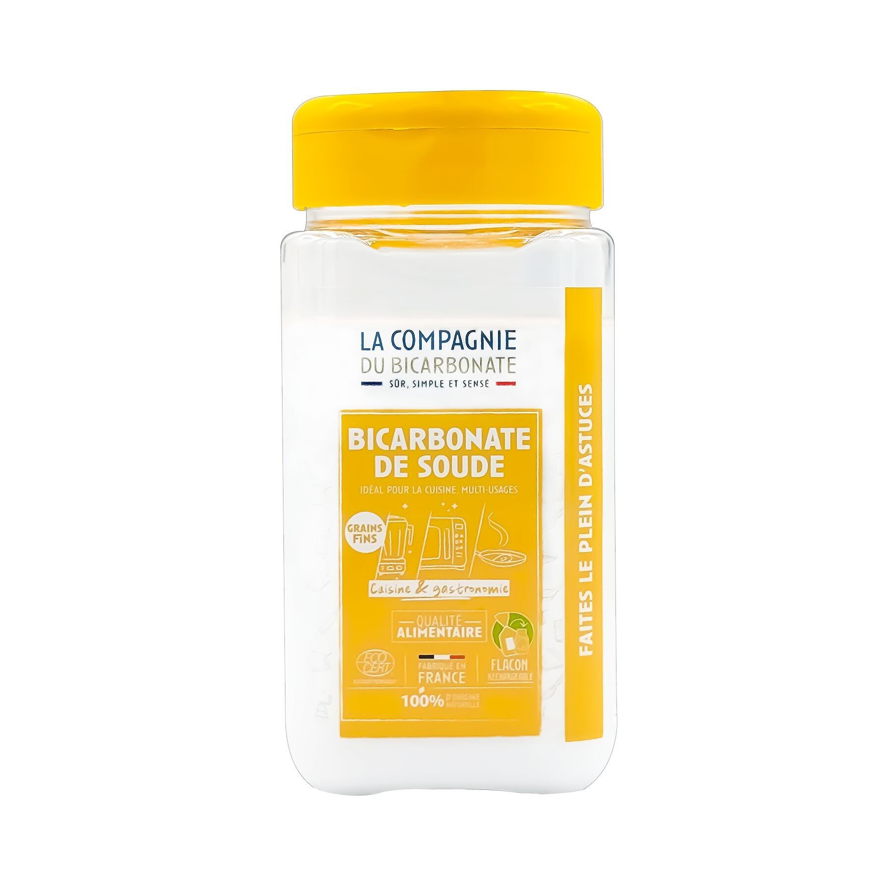 Bicarbonato Cocina y Gastronomía - Botella Recargable - 475 g