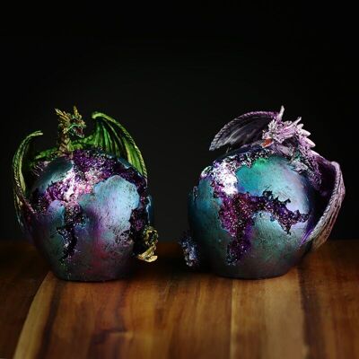 Oeuf de dragon Geode LED Dark Legends