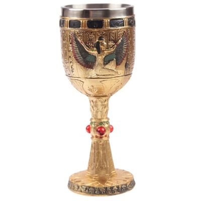 Decorative Egyptian Isis Goblet