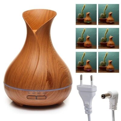 Eden Bliss Fluted Color Changing Ultrasonic Misting Aroma Diffuser EU Plug