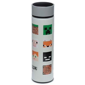 Minecraft fait face à une bouteille de thermomètre numérique chaud et froid 5