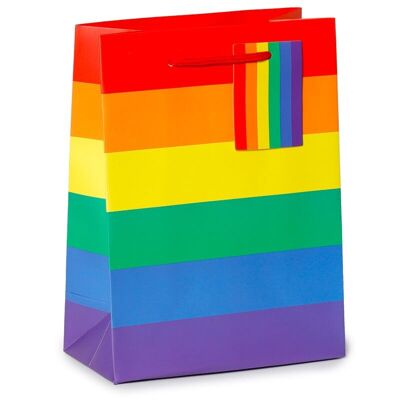 Sacchetto regalo da qualche parte arcobaleno medio