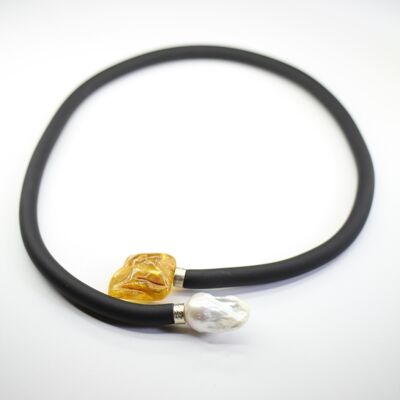 La Gomera, amber NECKLACE