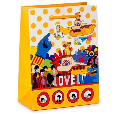 The Beatles Yellow Submarine LOVE Gift Bag Medium